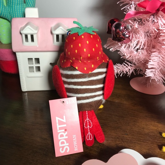 Target Spritz 2021 Poppy & Rowan Strawberry Valentine’s Day Birds  NWT! - Picture 4 of 10